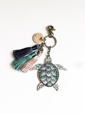 Sakroots Turtle Bag Charm Keychain